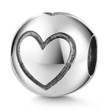 MATERIA Herz Bead Kugel 925