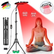 660+850nm Rotlicht Panel Infrarotlampe Rotlichtlampe Therapie lampe Hängendem DE