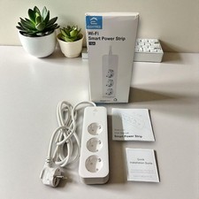 EIGHTREE WLAN Steckdosenleiste, 3-fach, Strommessung, Alexa & Google Home