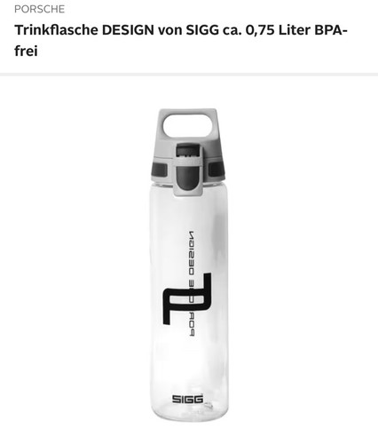 Original porsche trinkflasche - original,