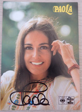 Autogramm Schweizer Schlagersängerin und Moderatorin Paola Felix 1970er (124811)