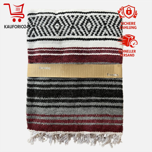 Strickdecke mexikanisch rot - mexikanisch,