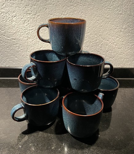 Ikea gladelig blau becher - x,