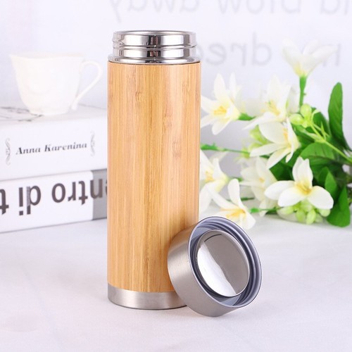 Thermosflasche bambus - thermosflasche,