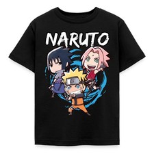 Naruto Shippuden Chibi Naruto, Sakura & Sasuke Kinder T-Shirt