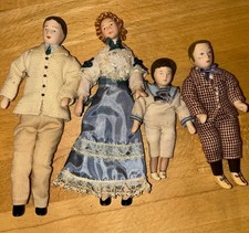 Viktorianische Puppe Familie