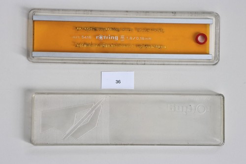 Rotring schriftschablone 5418 - schriftschablone,