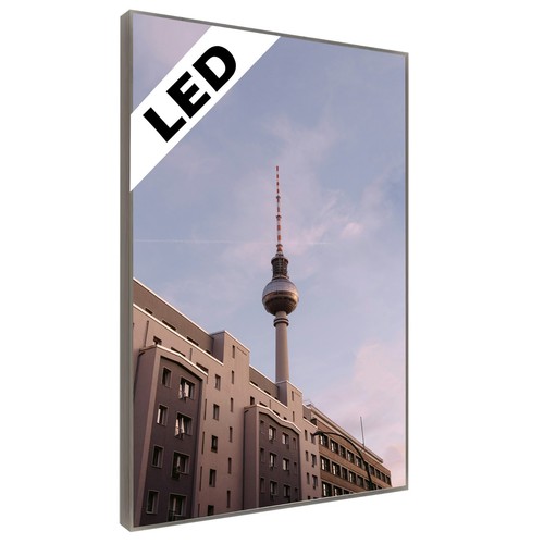 Led wandbild berlin - led,