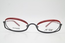 Brille JF Rey JF 2012 TITAN Schwarz Rot Oval Brillengestell eyeglasses Neu