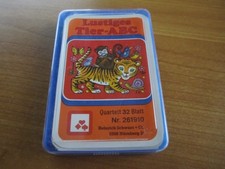 altes Quartett (1985) "Lustiges Tier-ABC" von Heinrich Schwarz NEU