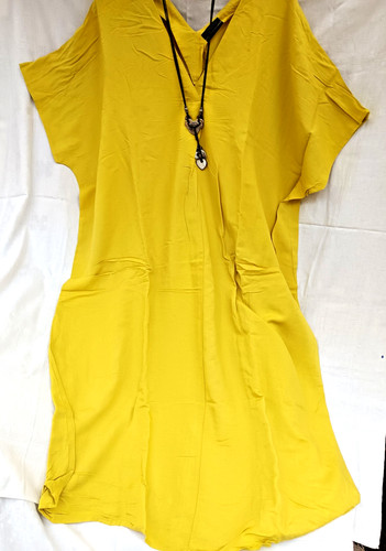 Fancy kaftan kleid - kaftan-kleid, sonnengelb