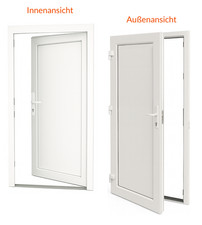 Kunststoff Nebeneingangstür