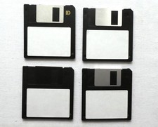 Disketten 3,5" HD Micro Floppy Disk 1,44 MB - 4 Stück