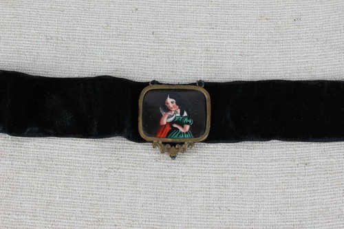Halsband stoffband mit - halsband,
