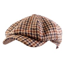 HARRIS-TWEED Mütze NEWSBOY