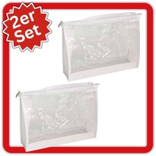 Kulturbeutel Kosmetiktasche Kulturtasche Reise Tasche Schminktasche transparent