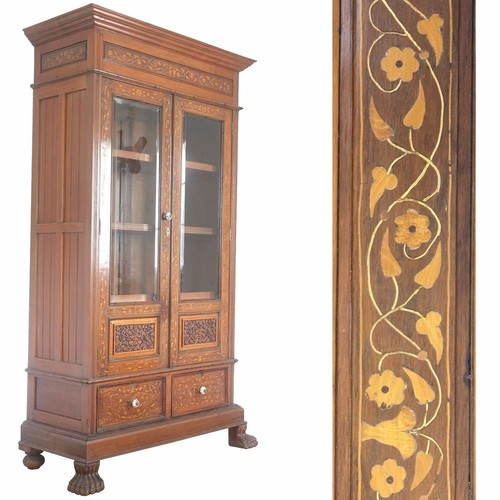 Jugendstil vitrine schrank - vitrine,