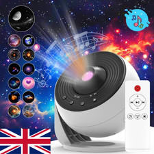 NEU PRO + MUSIK + FERNBEDIENUNG -4K HD Planetarium Galaxy Sky Nachtlicht Projektor LED