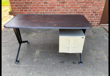 Olivetti Arco Schreibtisch Vintage Design BBPR Laminat der 60er Jahre