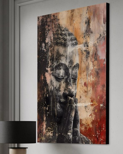 Leinwand bild buddha abstrakt - buddha,