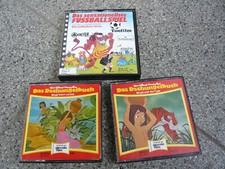 3 x Das Dschungelbuch/Mogli, Walt Disney Super 8 Film, 17m Color + Fussballspiel