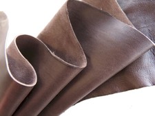 Lederhaut KALB BRAUN VINTAGE 65x55 1,2mm Oberleder Blankleder Fell Bio