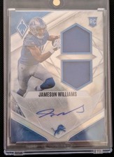 2022 Panini Phoenix Football JAMESON WILLIAMS AUTO RC RPA /75 RAD-JW NFL