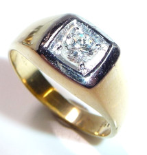 Herren Ring 585 Gold 0.38ct