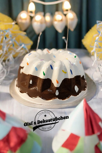 Mini gugelhupf handbemalt - gugelhupf,