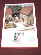 PREISER  Katalog 2001 Eisenbahn, Flugzeugmodelle, Miniaturfiguren