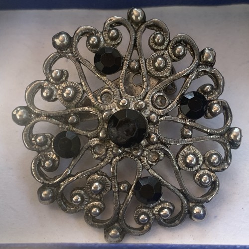 Vintage silberfarbene schwarze - silberfarbene,
