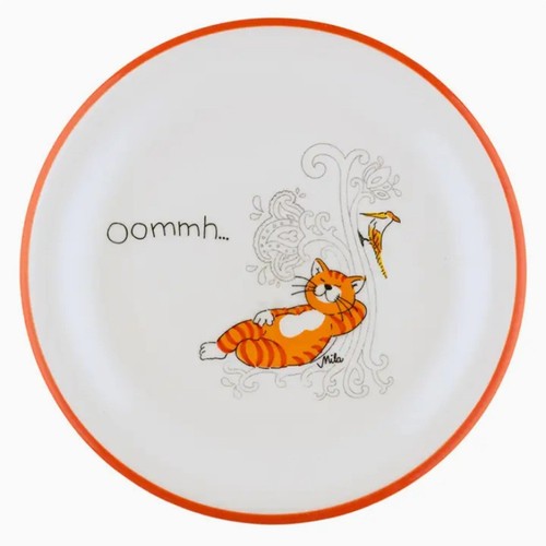 Teller katze take your time - take,