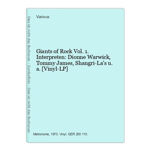 Giants rock vol 1 - giants,