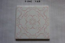 Retro Fliese 15 x 15 cm F-1042 Einzelstück