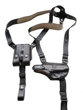 Schulter lederholster mit zwei - schulter,