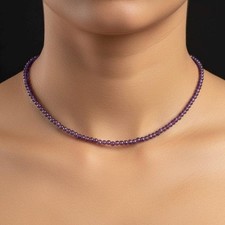 Zierliche Amethyst facettierte