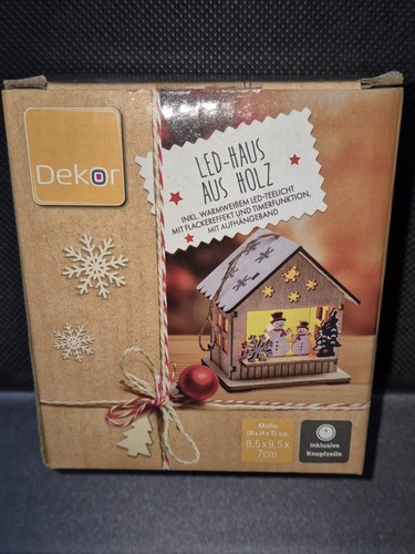 Weihnachts led haus schneemann - weihnachts,