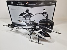 Amewi Buzzard V2 Rc Hubschrauber Helikopter Heli Weiß 25317 Ohne Akku DEFEKT