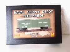 Zwei Naval Supply Depot Pearl Harbor Boxcars von MTL in Nn3