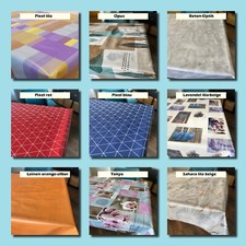 PVC Wachstuch Tischdecke abwaschbar - Eckig - versch. Muster Wachstuchdecke NEU