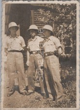 Foto, Wehrmacht, drei Soldaten