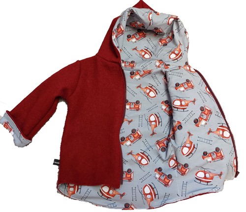 Wollwalkjacke wendejacke - wollwalkjacke,