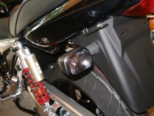 schwarze Blinker Gläser