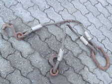 Seil Drahtseil Kran Krankette Kettengehänge Krangehänge m 2 Stahlseilen 1m lang