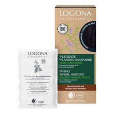 Pflegende Pflanzen-Haarfarbe