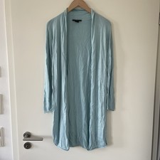 GUESS Strickjacke Damen Cardigan Jacke Gr. M Seide Hellblau