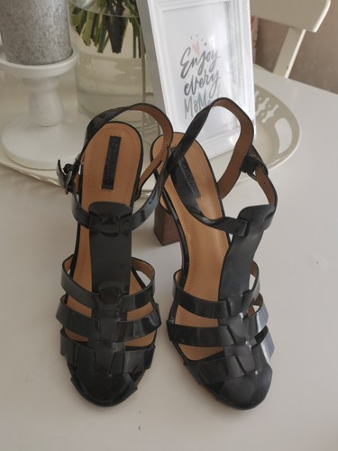 Zara sandalen pumps peeptoes - sandalen,