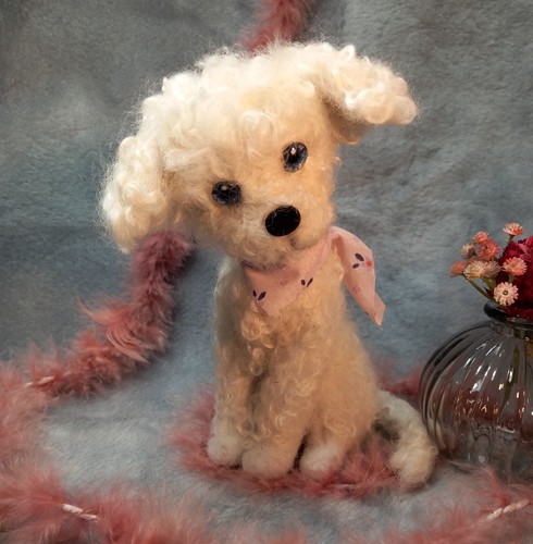 Ooak gefilzt kleiner hund - ooak,
