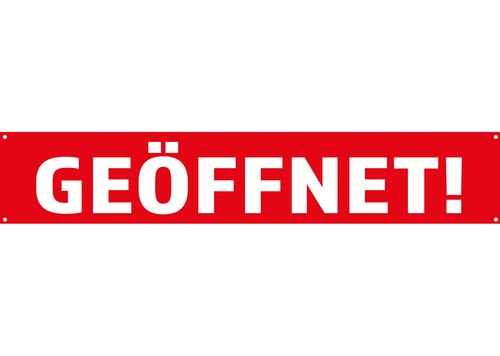 Banner oder aufkleber - oder,