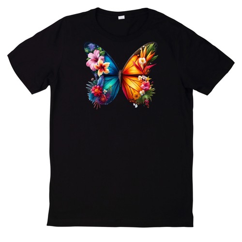 Shirt blumen schmetterling - t-shirt,